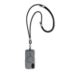Black Anchor Silicone Phone Lanyard