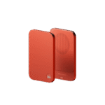 Tangerine Stack Phone Wallet Stand