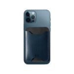 Deep Navy CardSafe Leather Phone Wallet