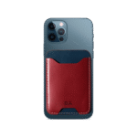 Scarlet Red CardSafe Leather Phone Wallet