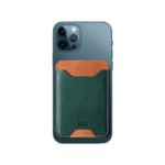 Forest Green CardSafe Leather Phone Wallet