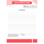 Estimate Templates