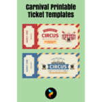 Carnival Ticket Templates