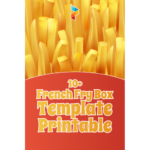 French Fry Box Template