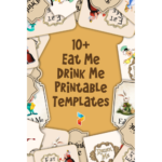 Eat Me Drink Me Templates