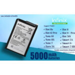 Infinix Mobile Battery For BL_49GX Infinix Hot 11s/Note 7/Note 10/Hot 12 Pro/Hot 8/Hot 9 Pro/Smart 5A/SMART 6 HD - 5000 mAh
