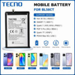 Tecno Mobile Battery For BL 58CT Tecno Spark 7/ POP 5 Pro(5G)( BD4J ) / Spark 7T( KF6P ) / POVA Neo 5G( LE6J )