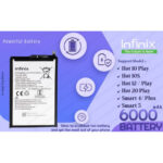 Infinix Mobile Battery For BL 58BX Infinix Hot 10 Play/Smart 4 Plus/Smart 5/Hot 10S/Hot 12 Play / Hot 12 -6000 mAh