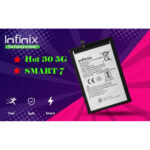 Infinix Mobile Battery For BL 58CX Infinix Hot 30 5G( X6832 ) / SMART 7( X6517 ) - 6000 mAh
